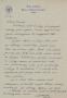 Thumbnail image of item number 1 in: '[Letter from Bert Hall to Truett Latimer, N. D.]'.