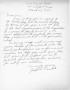 Letter: [Letter from Joseph Lambert, March 24, 1954]