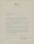 Letter: [Letter from Roy L. Duke to Truett Latimer, February 26, 1953]