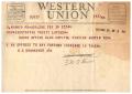 Letter: [Telegram from W. D. Brookover, Jr., March 30, 1953]