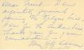 Letter: [Letter from Mrs. H. H. Adams to Truett Latimer, February 10, 1953]