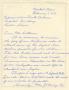 Letter: [Letter from Mrs. Johnny Cox to Truett Latimer, February 7, 1953]