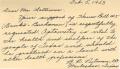 Letter: [Letter from Dr. B. R. Putman to Truett Latimer, February 5, 1953]