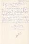 Primary view of [Letter from G. C. Oliver and Mrs. G. C. Oliver to Truett Latimer, February 3, 1953]