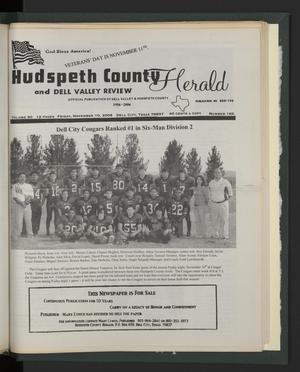 Primary view of Hudspeth County Herald and Dell Valley Review (Dell City, Tex.), Vol. 50, No. 165, Ed. 1 Friday, November 10, 2006