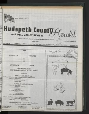 Primary view of object titled 'Hudspeth County Herald and Dell Valley Review (Dell City, Tex.), Vol. 49, No. 124, Ed. 1 Friday, January 20, 2006'.