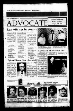 Primary view of object titled 'The Cleveland Advocate (Cleveland, Tex.), Vol. 63, No. 37, Ed. 1 Wednesday, May 5, 1982'.