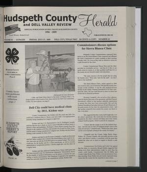 Primary view of object titled 'Hudspeth County Herald and Dell Valley Review (Dell City, Tex.), Vol. 53, No. 41, Ed. 1 Friday, July 17, 2009'.