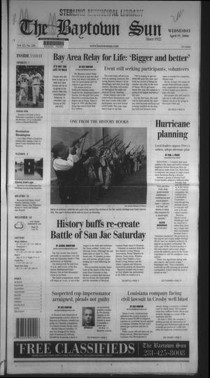 Primary view of object titled 'The Baytown Sun (Baytown, Tex.), Vol. 85, No. 130, Ed. 1 Wednesday, April 19, 2006'.