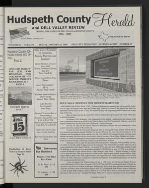 Primary view of object titled 'Hudspeth County Herald and Dell Valley Review (Dell City, Tex.), Vol. 53, No. 15, Ed. 1 Friday, January 16, 2009'.