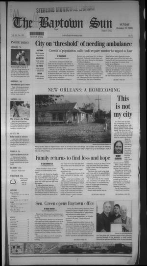 Primary view of object titled 'The Baytown Sun (Baytown, Tex.), Vol. 84, No. 319, Ed. 1 Sunday, October 23, 2005'.