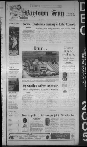 Primary view of object titled 'The Baytown Sun (Baytown, Tex.), Vol. 84, No. 364, Ed. 1 Thursday, December 8, 2005'.