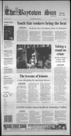 Primary view of object titled 'The Baytown Sun (Baytown, Tex.), Vol. 88, No. 125, Ed. 1 Monday, May 5, 2008'.