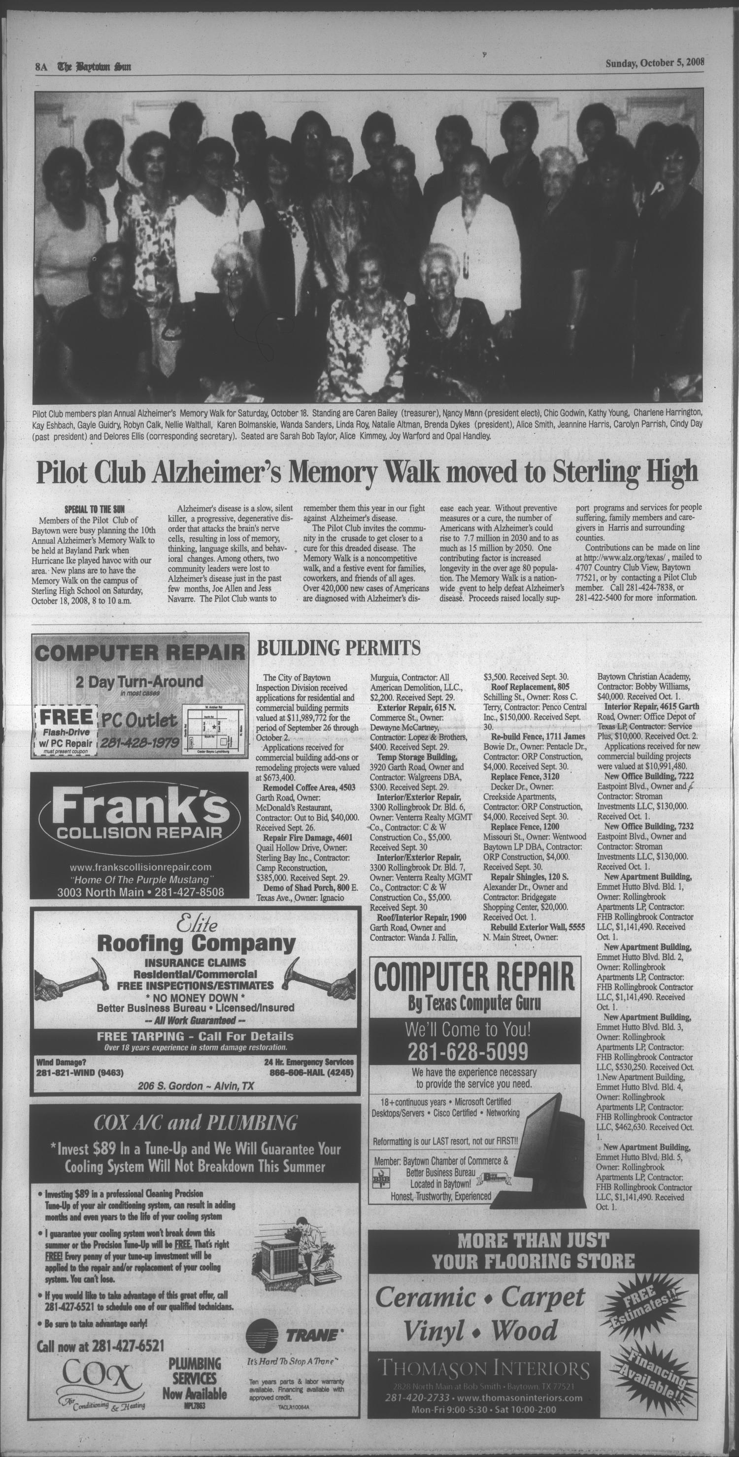 The Baytown Sun (Baytown, Tex.), Vol. 88, No. 277, Ed. 1 Sunday, October 5, 2008
                                                
                                                    [Sequence #]: 8 of 16
                                                