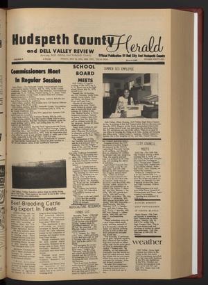 Primary view of object titled 'Hudspeth County Herald and Dell Valley Review (Dell City, Tex.), Vol. 19, No. 46, Ed. 1 Friday, July 18, 1975'.