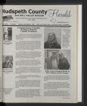 Primary view of object titled 'Hudspeth County Herald and Dell Valley Review (Dell City, Tex.), Vol. 55, No. 3, Ed. 1 Friday, December 3, 2010'.