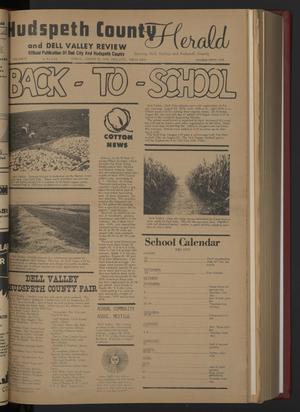 Primary view of object titled 'Hudspeth County Herald and Dell Valley Review (Dell City, Tex.), Vol. 18, No. 51, Ed. 1 Friday, August 23, 1974'.