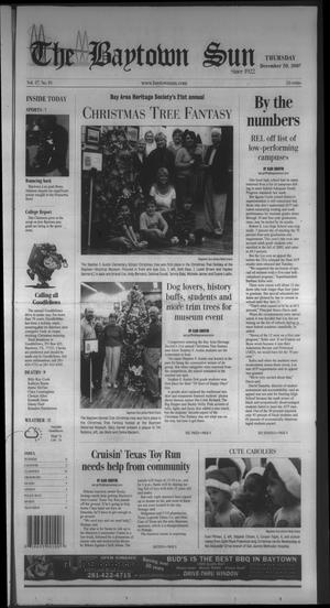 Primary view of The Baytown Sun (Baytown, Tex.), Vol. 87, No. 19, Ed. 1 Thursday, December 20, 2007
