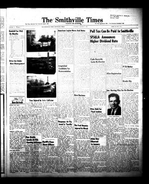 Primary view of object titled 'The Smithville Times Transcript and Enterprise (Smithville, Tex.), Vol. 72, No. 2, Ed. 1 Thursday, January 9, 1964'.