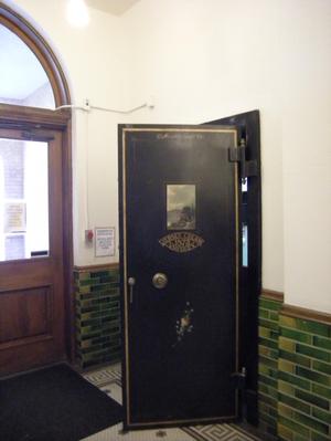 Primary view of object titled '[Black Safe Door]'.
