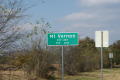 Photograph: [Mt. Vernon City Limit Sign]