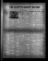 Newspaper: The Fayette County Record (La Grange, Tex.), Vol. 25, No. 22, Ed. 1 T…