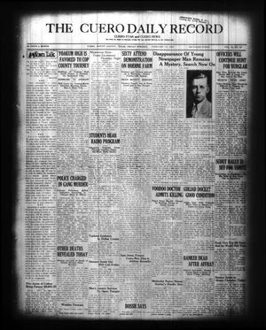 Primary view of object titled 'The Cuero Daily Record (Cuero, Tex.), Vol. 70, No. 39, Ed. 1 Friday, February 15, 1929'.