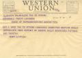 Primary view of [Telegram from Henry Little, May 19, 1953]