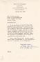 Letter: [Letter from B. M. Heitman to Truett Latimer, January 28, 1953]