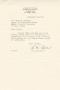 Letter: [Letter from S. H. Lane to Truett Latimer, january 27, 1953]