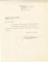 Letter: [Letter from John Dressen to Truett Latimer, February 5, 1953]