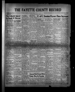 Primary view of The Fayette County Record (La Grange, Tex.), Vol. 25, No. 37, Ed. 1 Friday, March 7, 1947