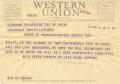 Primary view of [Telegram from Alta Vista Faculty, March 30, 1953]
