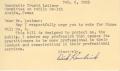 Letter: [Letter from Dick Hambrick to Truett Latimer, February 6, 1953]