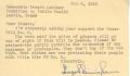 Letter: [Letter from George Birmingham to Truett Latimer, February 6, 1953]
