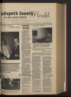 Primary view of object titled 'Hudspeth County Herald and Dell Valley Review (Dell City, Tex.), Vol. 21, No. 34, Ed. 1 Friday, April 22, 1977'.