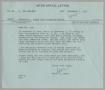 Letter: [Letter from Thomas Leroy James to Isaac Herbert Kempner, November 3,…