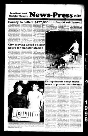 Primary view of Levelland and Hockley County News-Press (Levelland, Tex.), Vol. 20, No. 33, Ed. 1 Wednesday, July 22, 1998