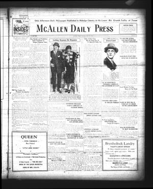 Primary view of object titled 'McAllen Daily Press (McAllen, Tex.), Vol. 6, No. 123, Ed. 1 Saturday, May 22, 1926'.