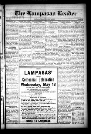 Primary view of object titled 'The Lampasas Leader (Lampasas, Tex.), Vol. 47, No. 30, Ed. 1 Friday, May 8, 1936'.