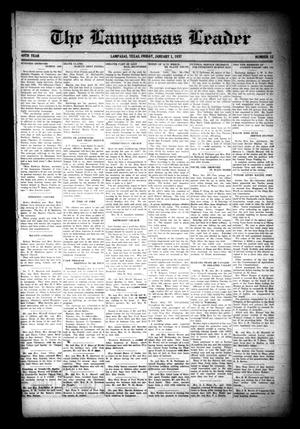 Primary view of object titled 'The Lampasas Leader (Lampasas, Tex.), Vol. 49, No. 12, Ed. 1 Friday, January 1, 1937'.