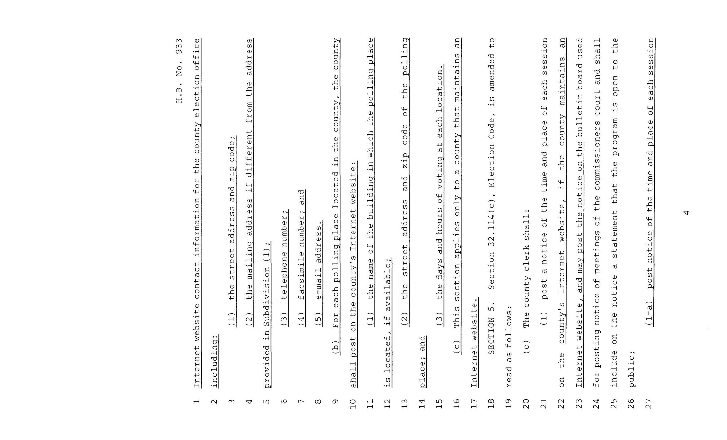 86th Texas Legislature, Regular Session, House Bill 933, Chapter 1052
                                                
                                                    [Sequence #]: 4 of 10
                                                