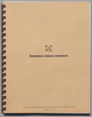 Primary view of object titled '[Imperial Sugar Company Report]'.