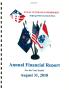 Report: Texas Veterans Commission Annual Financial Report:August 31,2018