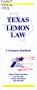 Report: Texas lemon law a consumer handbook