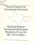 Report: Texas Council on Vocational Education Biennial Report: 1991-1992