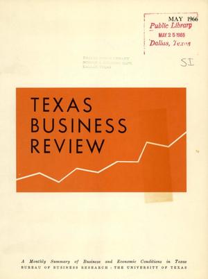 Primary view of object titled 'Texas Business Review, Volume 40, Issue 5, May 1966'.