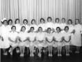 Photograph: Nurses Graduation; left to right:  Betty Perkins, Director of Nurses …