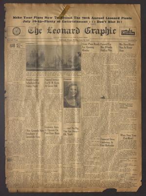 Primary view of object titled 'The Leonard Graphic (Leonard, Tex.), Vol. 60, No. 10, Ed. 1 Friday, July 15, 1949'.