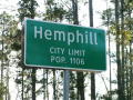 Photograph: [Hemphill Street Sign]